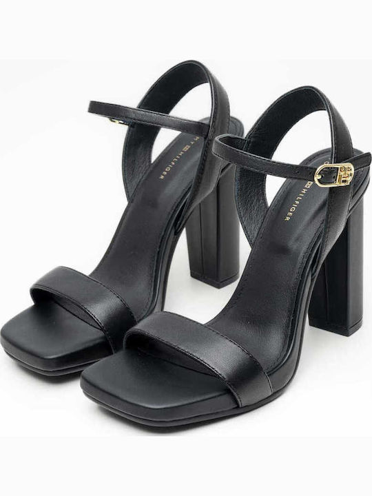 Leather Sandals Black