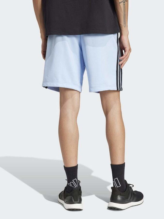adidas Essential 3-stripes French Terry Ανδρική Βερμούδα Μπλε