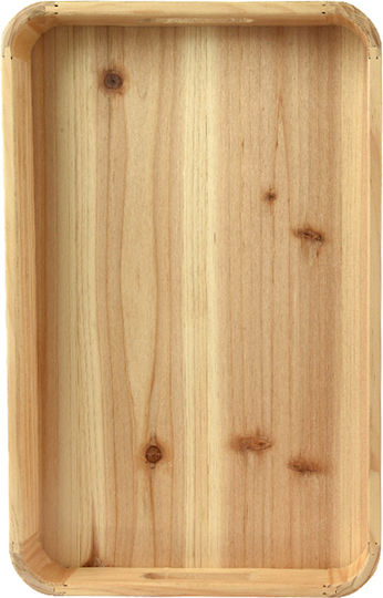 Kaemingk Holz Rechteckig Serviertablett mit Griffen in Beige Farbe 42.5x25.5x5cm 1Stück Kaemingk Holz Rechteckig Serviertablett mit Griffen in Beige Farbe 42.5x25.5x5cm 1Stück