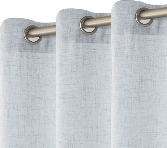 Viokarpet Felicia with Grommets Light Blue 140x285cm