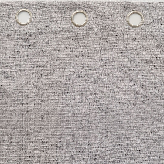 Viokarpet Perdea Cu Capse Flavia Gri 140x285cm