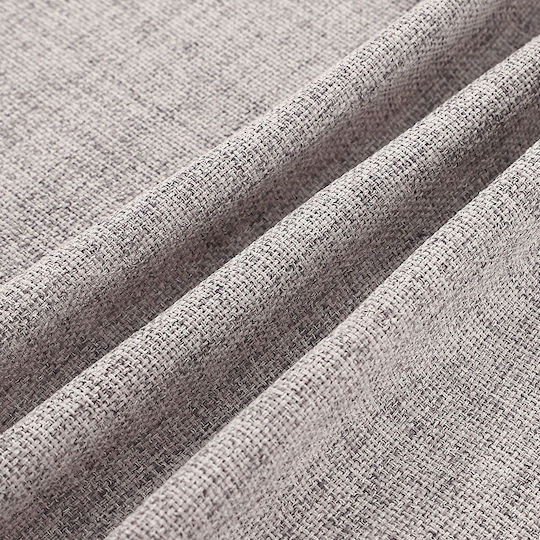 Viokarpet Perdea Cu Capse Flavia Gri 140x285cm