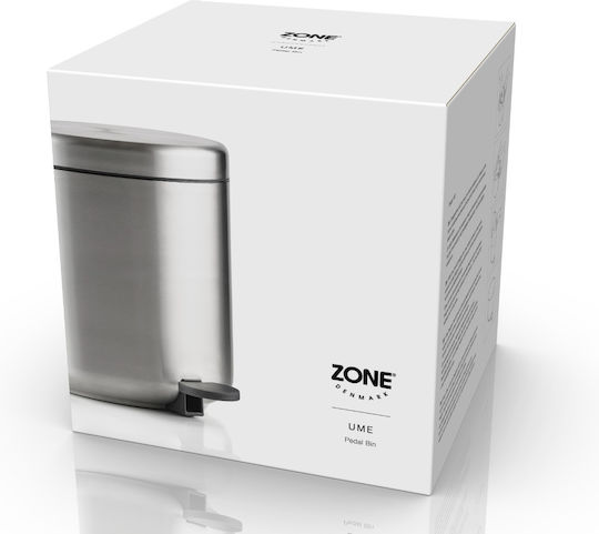 Zone Denmark Inox Badezimmer Mülleimer 4Es Gray Zone Denmark Inox Badezimmer Mülleimer 4Es Gray
