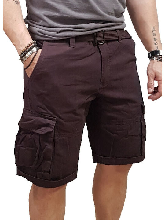 Rebase Men's Shorts Cargo Aubergine, Purple