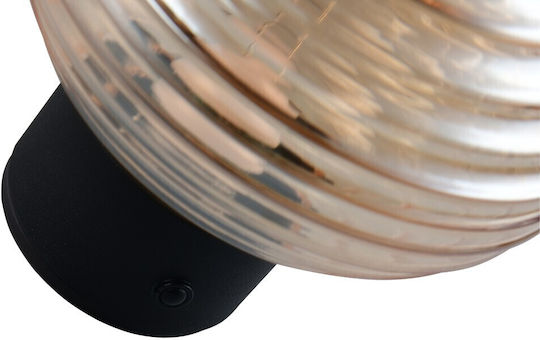Trio Lighting Μοντέρνο Φωτιστικό Τοίχου Μαύρο