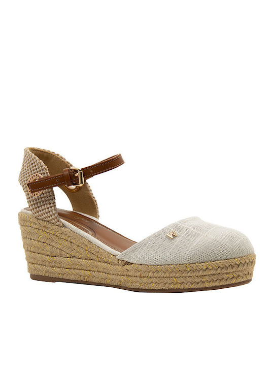 Bela C Platforme Dama Tip Espadrile Bej