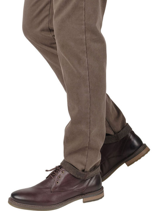 Herrenhose Chino Braun