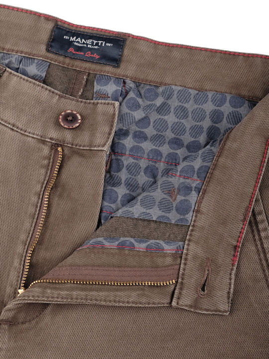 Herrenhose Chino Braun