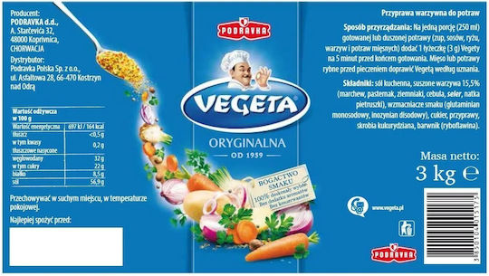 Podravka Μείγμα Καρυκευμάτων 3000gr