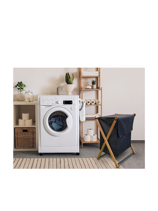Sepio Καλάθι Απλύτων Υφασμάτινο 39lt με Καπάκι 36.5x43.5x61cm Γκρι
