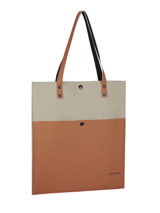 Women's Bag Shopper Shoulder Orange