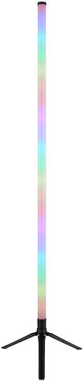 Globo Lighting LED Stehlampe H113 cm mit RGB-Licht Schwarz
