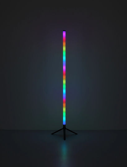 Globo Lighting LED Stehlampe H113 cm mit RGB-Licht Schwarz