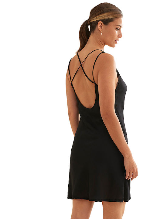 Promise Summer Women's Nightdress Black