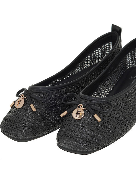 Damen Ballerinas Schwarz