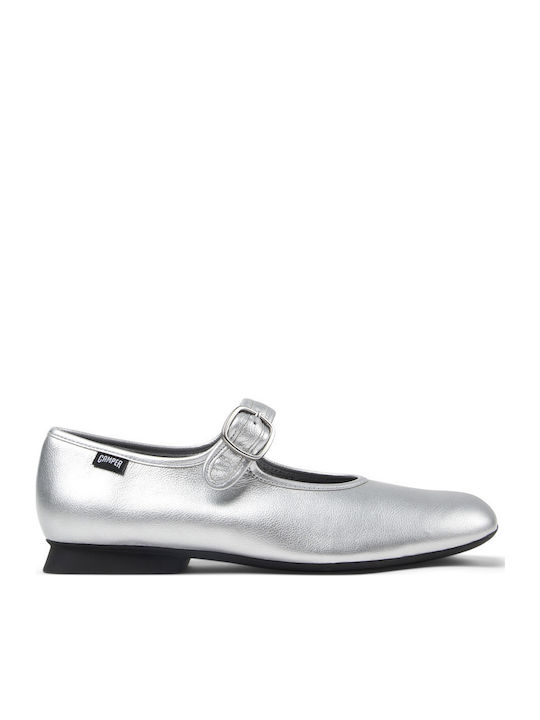 Leather Ballerinas Casi Myra Silver