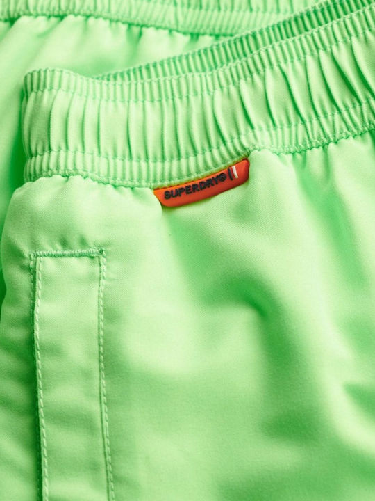 Men's Swimwear Shorts Neon Green with Patterns