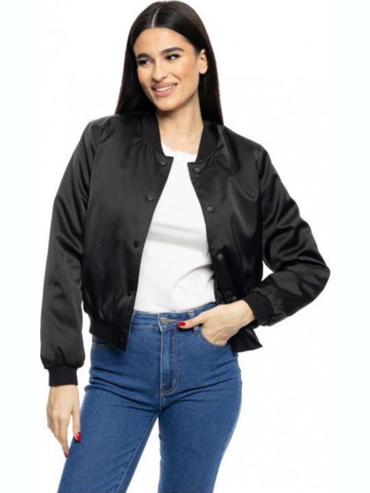 Γυναικείο Bomber Jacket Μαύρο