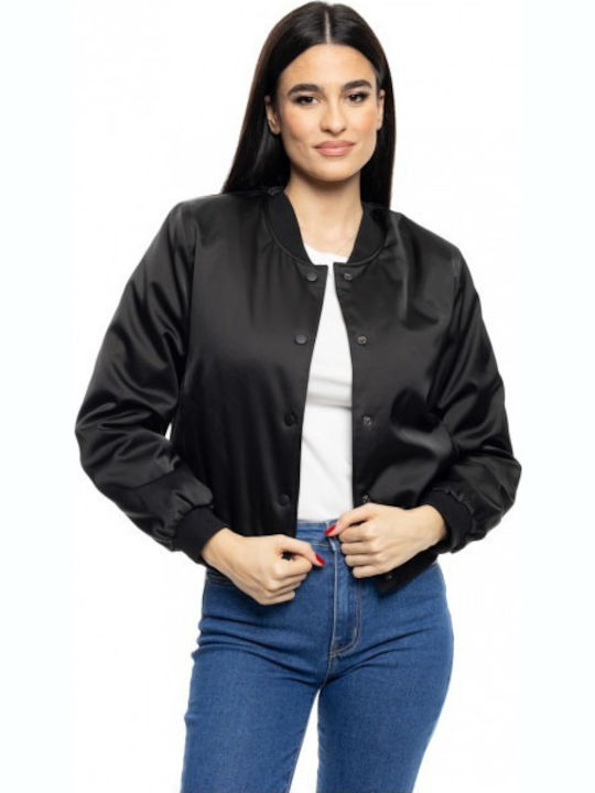 Γυναικείο Bomber Jacket Μαύρο