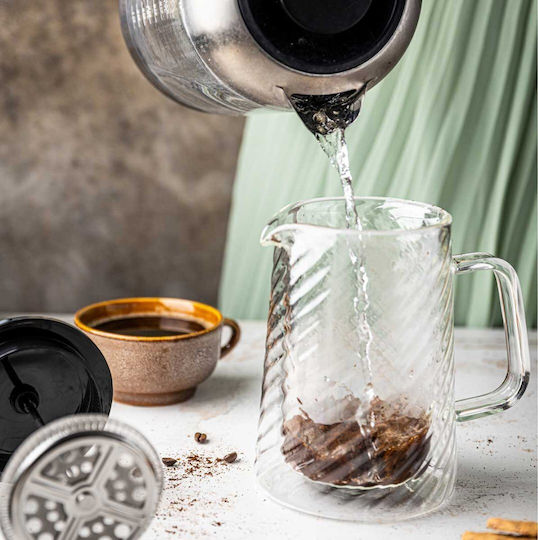Klausberg Manual Filter Coffee Maker Stainless Steel Silver 600ml