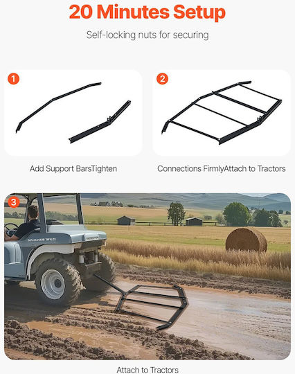 Vevor Σβάρνα QYP72INCHQYPE3EG3V0