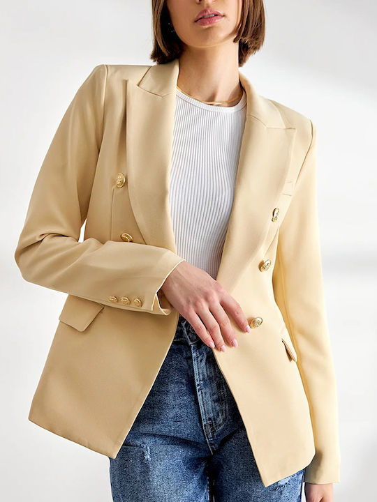 Cuca Women's Blazer Beige