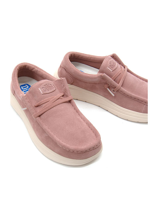 Wendy Women's Moccasins in Pink Color