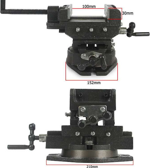 Mar-Pol Menghină Rotativă De Blat Cu Deschidere Maximă 100mm