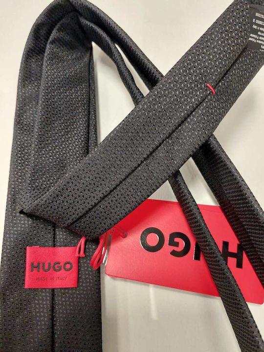 Hugo Men's Tie in Black Color