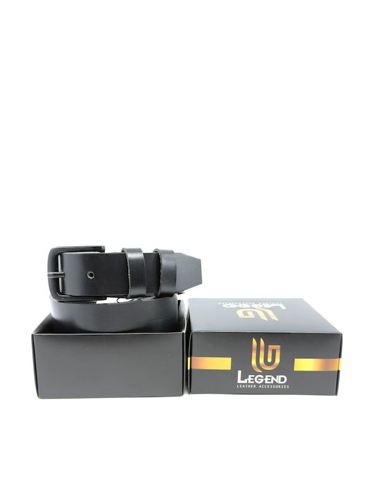 Men's Belt Leather Black
