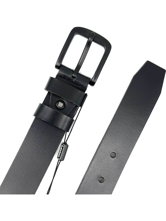 Men's Belt Leather Black