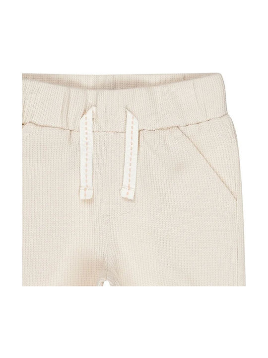 Șort/Salopetă Copii din Material Textil Ecru
