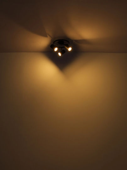 Globo Lighting Διπλό Σποτ σε Μαύρο Χρώμα