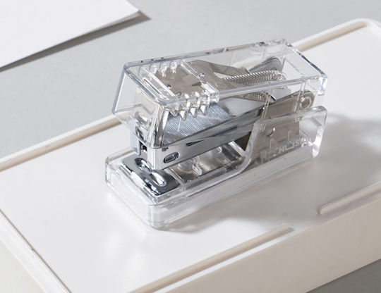 Capsator din plastic transparent Deli Nusign 24/6