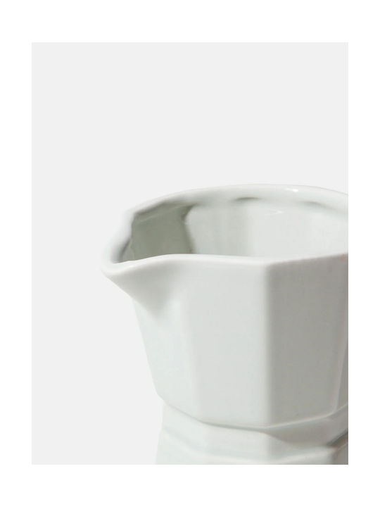 DOIY Decorative Vase White 14x12.5x16.5cm