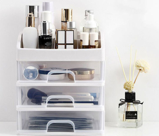 Organizator Cosmetice Cu Sertare și Separatoare Transparent