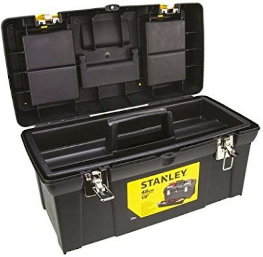 Stanley Series 2000 Hand Tool Case Plastic with Tobacco Case Dimensions: W48.9xD26xH24.8cm