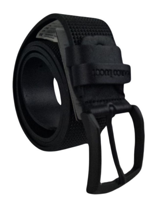 Klassischer Herrenledergürtel Dac Shop Mahagoni Schwarz 125 cm