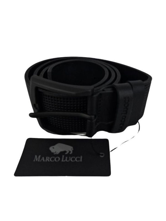 Klassischer Herrenledergürtel Dac Shop Mahagoni Schwarz 125 cm