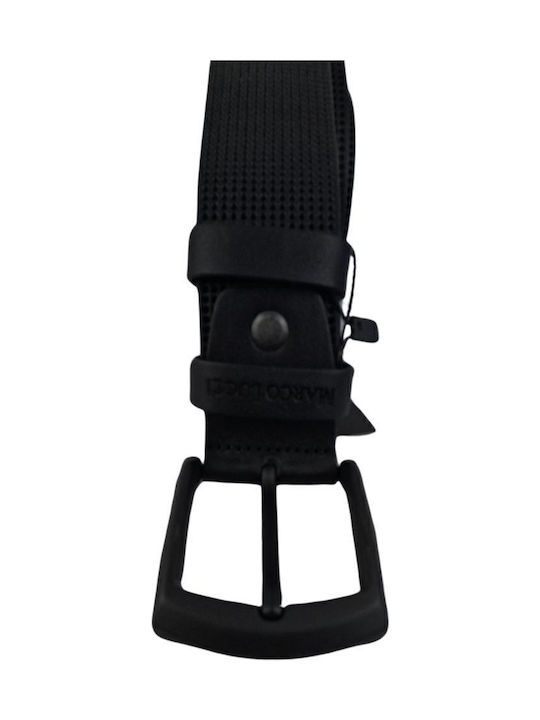 Klassischer Herrenledergürtel Dac Shop Mahagoni Schwarz 125 cm
