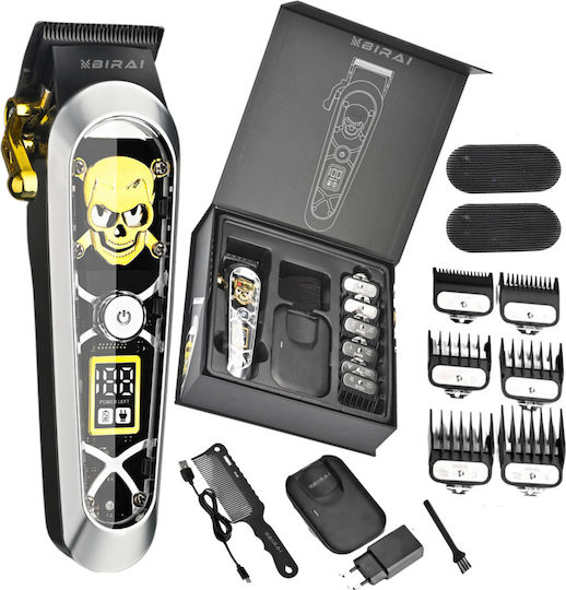 Professional Rechargeable Hair Clipper Black
