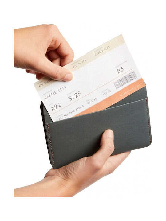 Leather Men's Wallet Travel with RFID Black