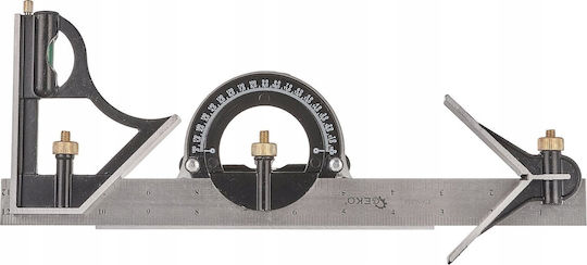 Geko Winkelmesser Zimmerleute Länge 30cm mit Winkelmesser