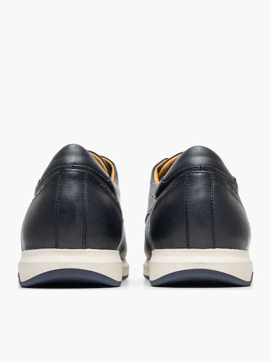 Men's Leather Casual Shoes Blue