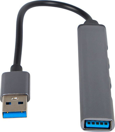 Blow USB 3.0 4 Port Hub with USB-A Connection Silver