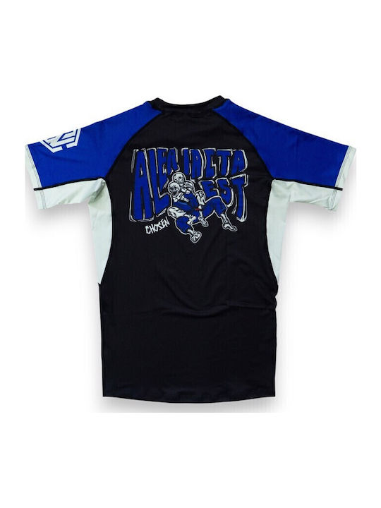 Chosen Ανδρική Κοντομάνικη Μπλούζα CHRS148 για Jiu-Jitsu Μαύρη