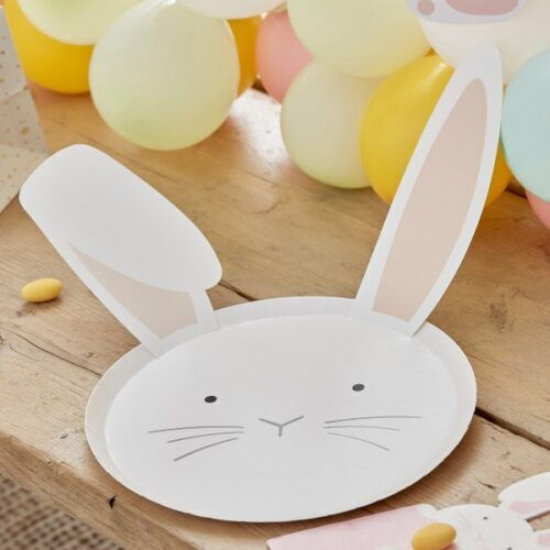 Ginger Ray Easter Bunny Πιάτο για Party 8τμχ