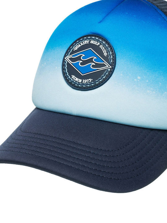 Billabong Kids' Hat Jockey Fabric Diamond Trucker Blue