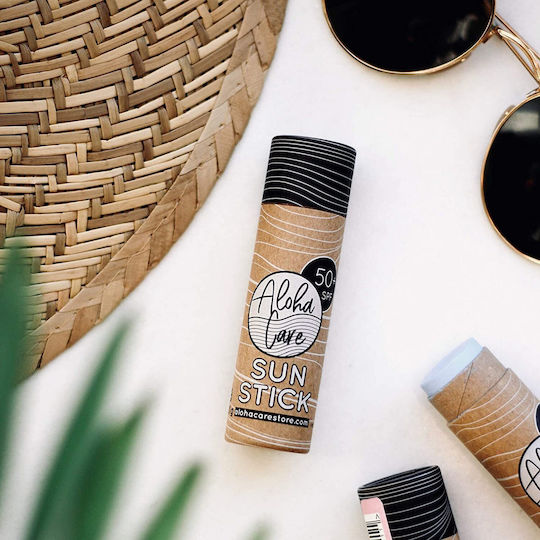 Aloha Care Sun Stick Mineral Αδιάβροχο Αντηλιακό Χειλιών SPF50 20gr