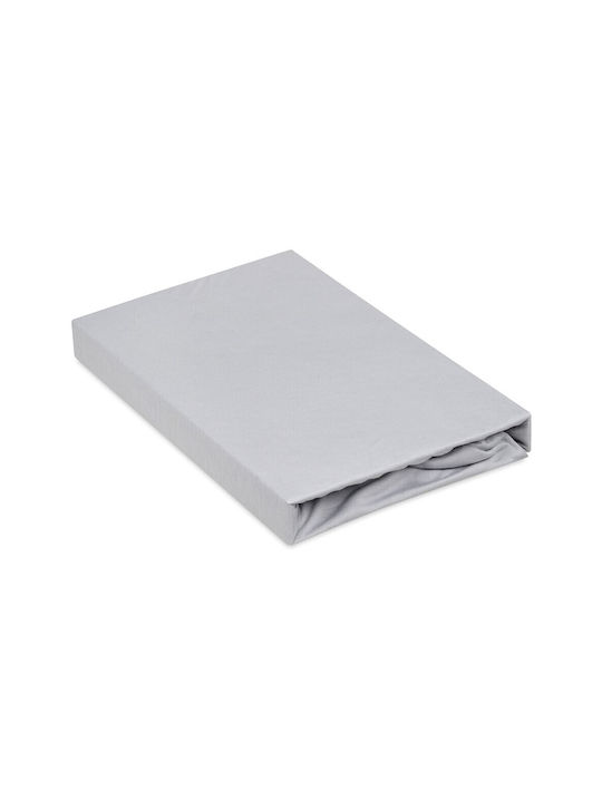 Matex Sheet for Single Bed with Elastic 90x200+20cm. Gray
